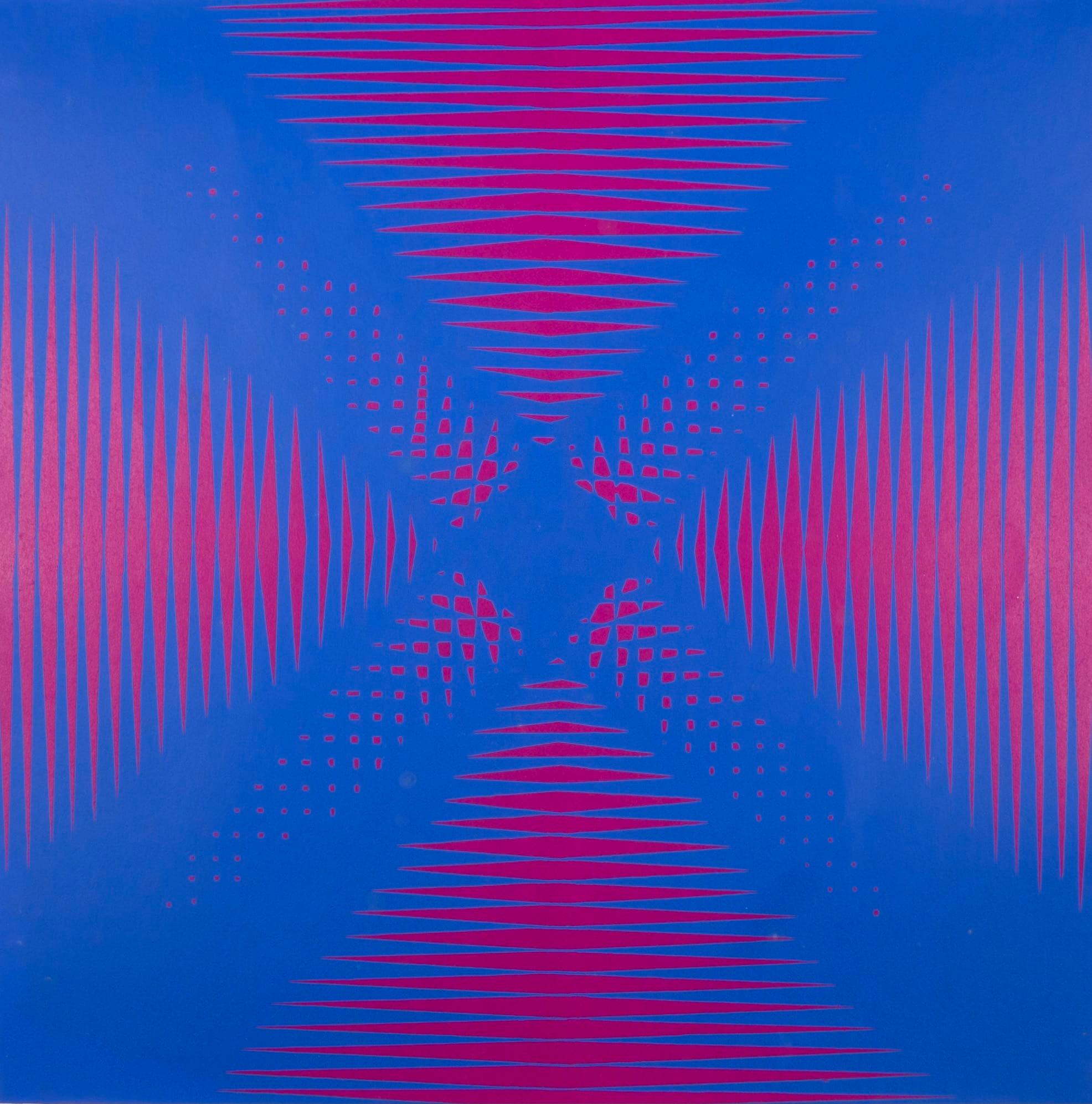 X (ENG7) by Richard Allen, 1971

Additional information:
Medium: screenprint
56 x 56 cm
22 x 22 in
signed, dated, titled and numbered 8/35 in pencil

Richard Allen was an Abstract artist of the 20th century who worked across painting, graphic and