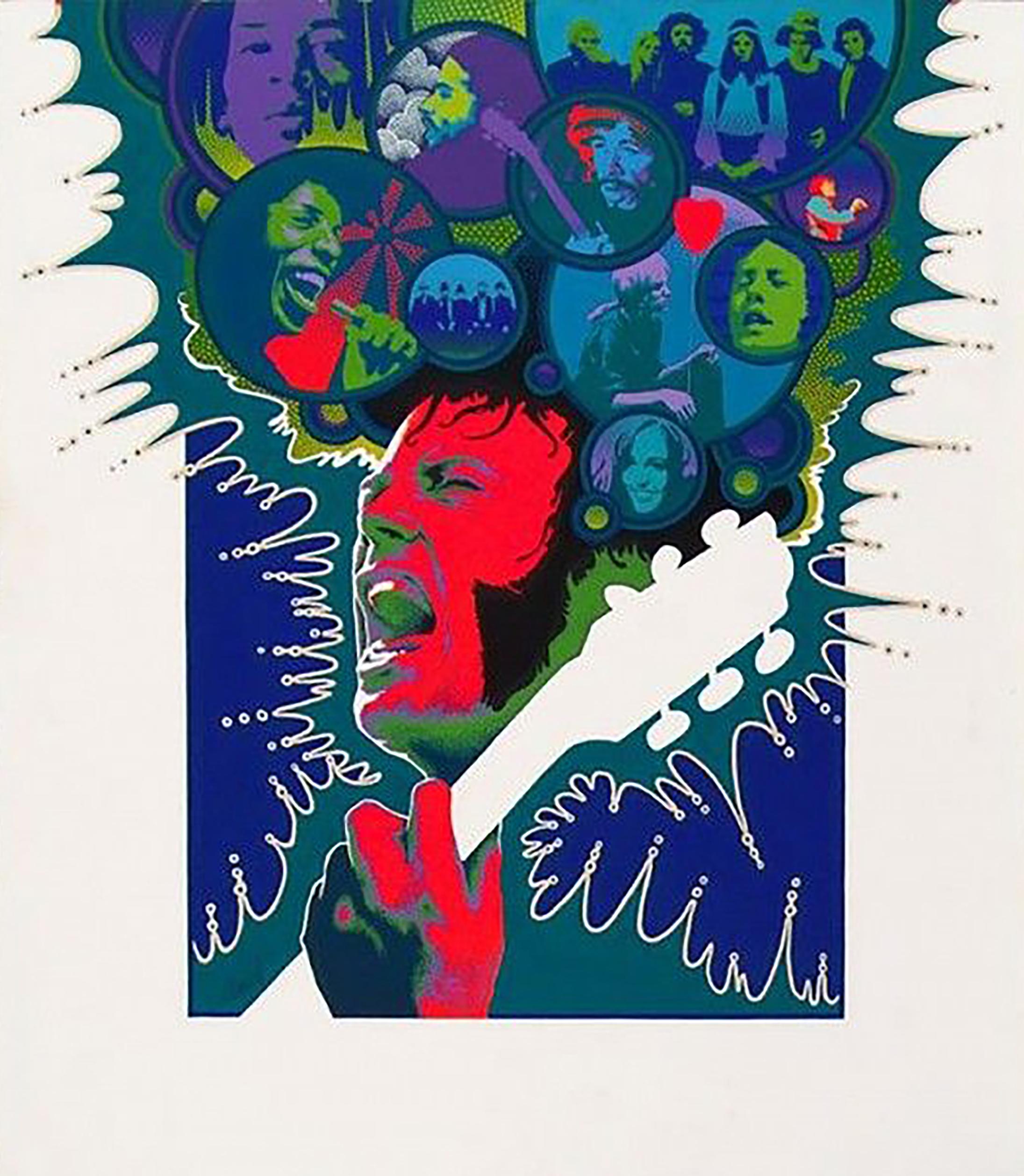 Richard Amsel Figurative Painting - Woodstock