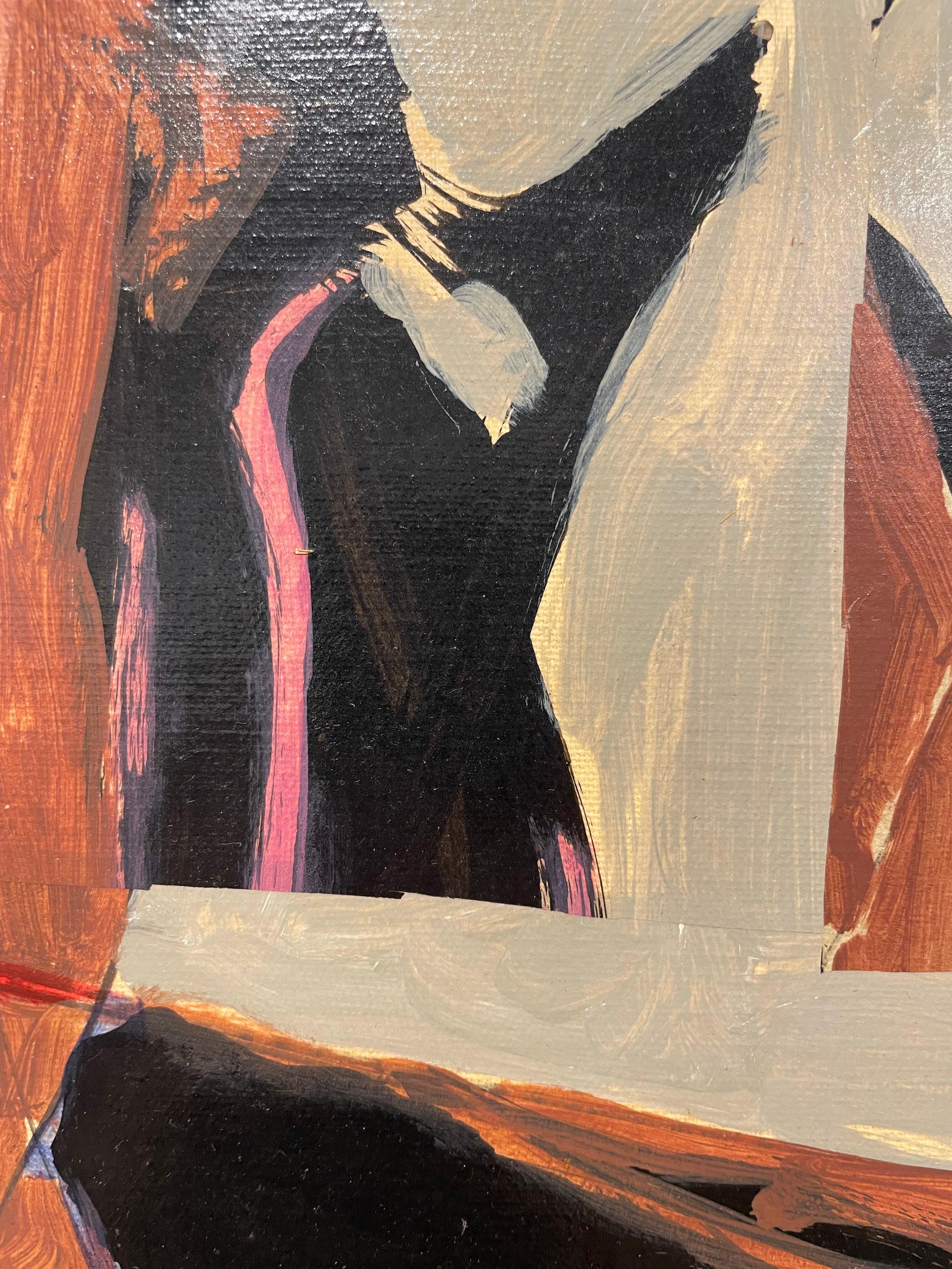 20th century abstract expressionist oil painting by Cleveland School artist For Sale 1