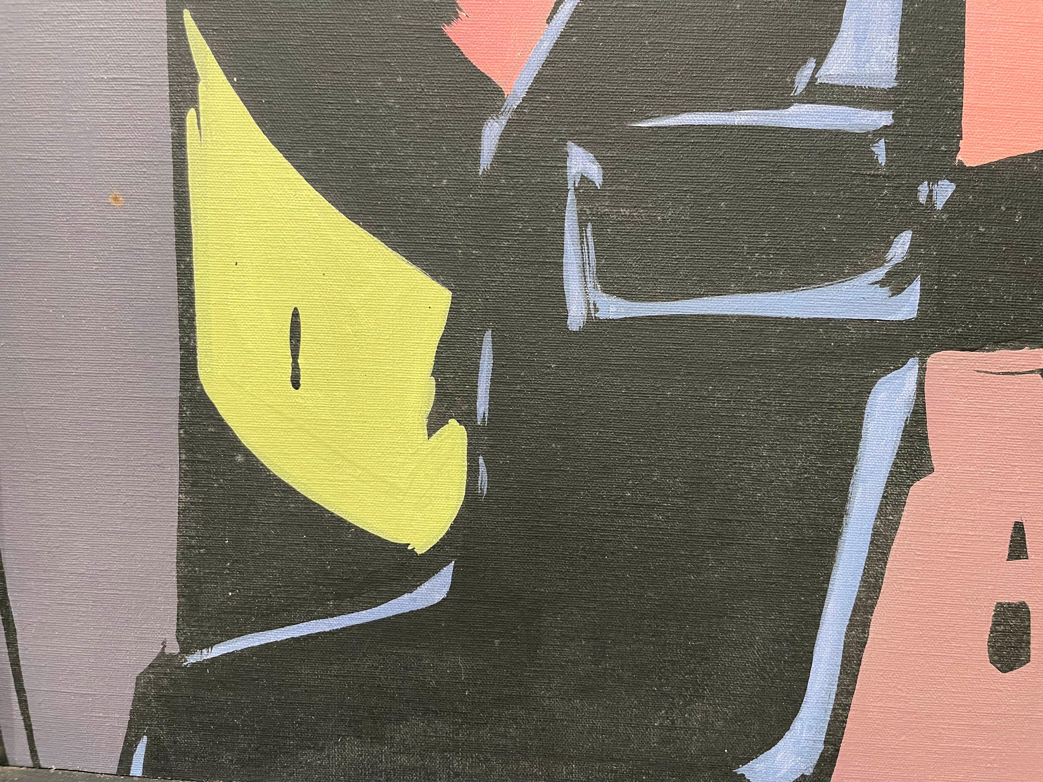 Fragment, abstract expressionist mid-century painting, Cleveland School artist For Sale 5