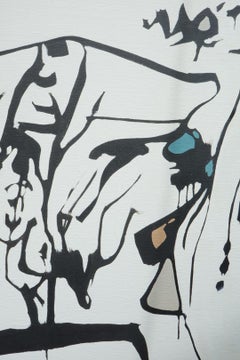 Garden, Abstract Expressionist Mid-Century Modern geometric work