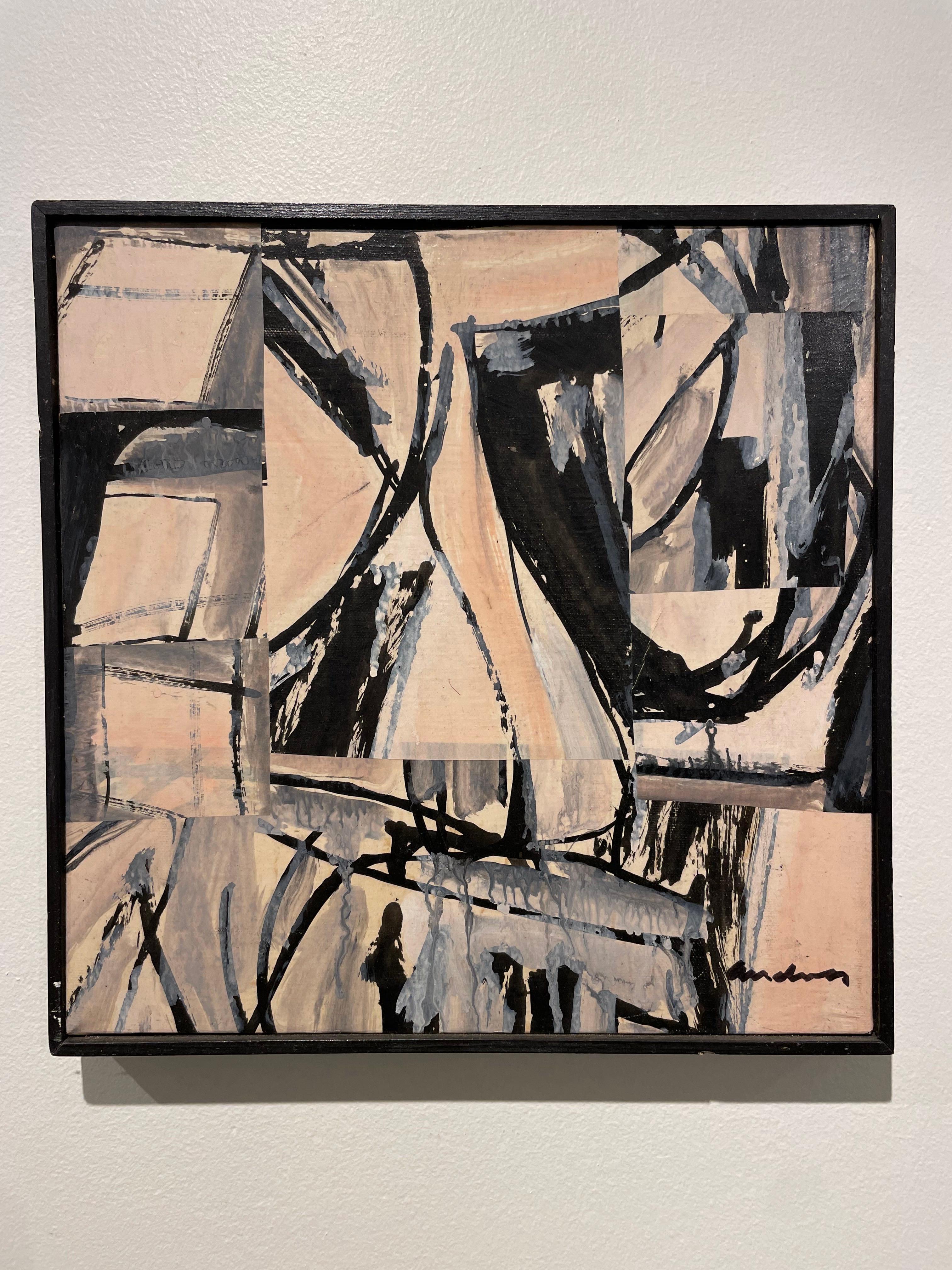 Richard Andre
Amerikaner, 1927-2013
Spiegel, 1984
Acryl und Tinte auf Papier auf Leinwand aufgezogen
signiert unten rechts, datiert und betitelt verso
12 x 12 Zoll


Richard Andres wurde 1927 in Buffalo, New York, geboren. Als Absolvent des