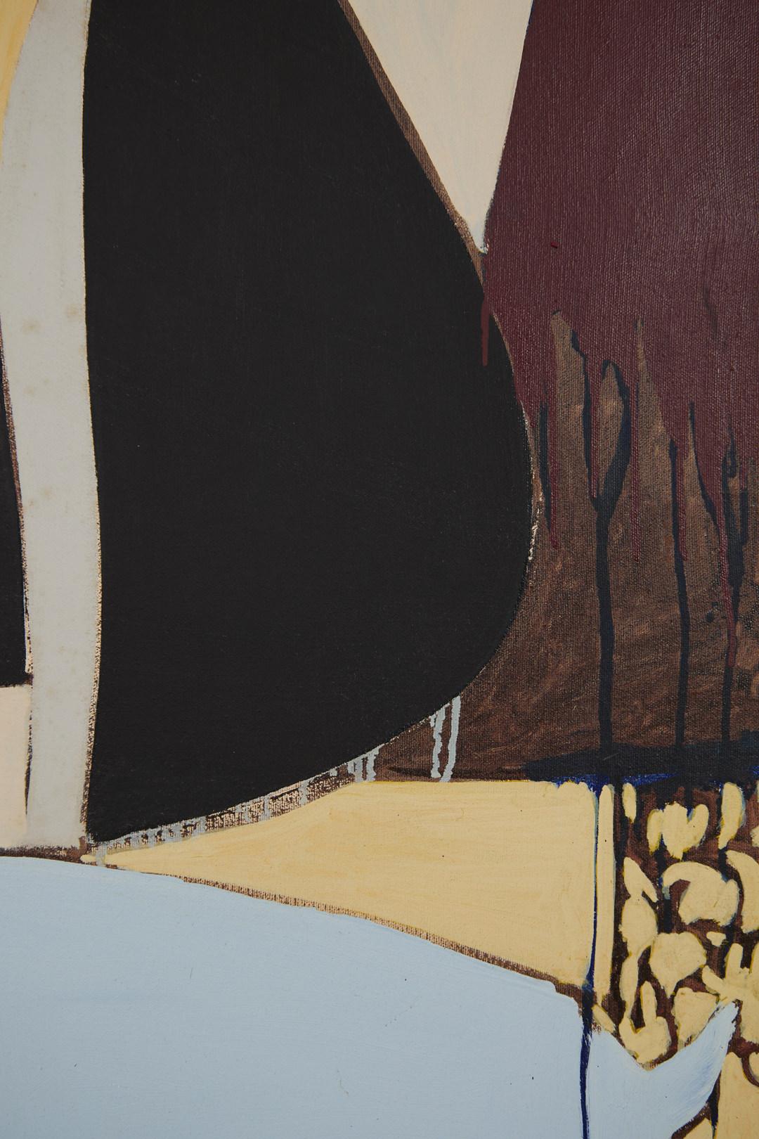 Saturday on Wednesday, Large Abstract Expressionist Acrylic Painting, 20th C. For Sale 2