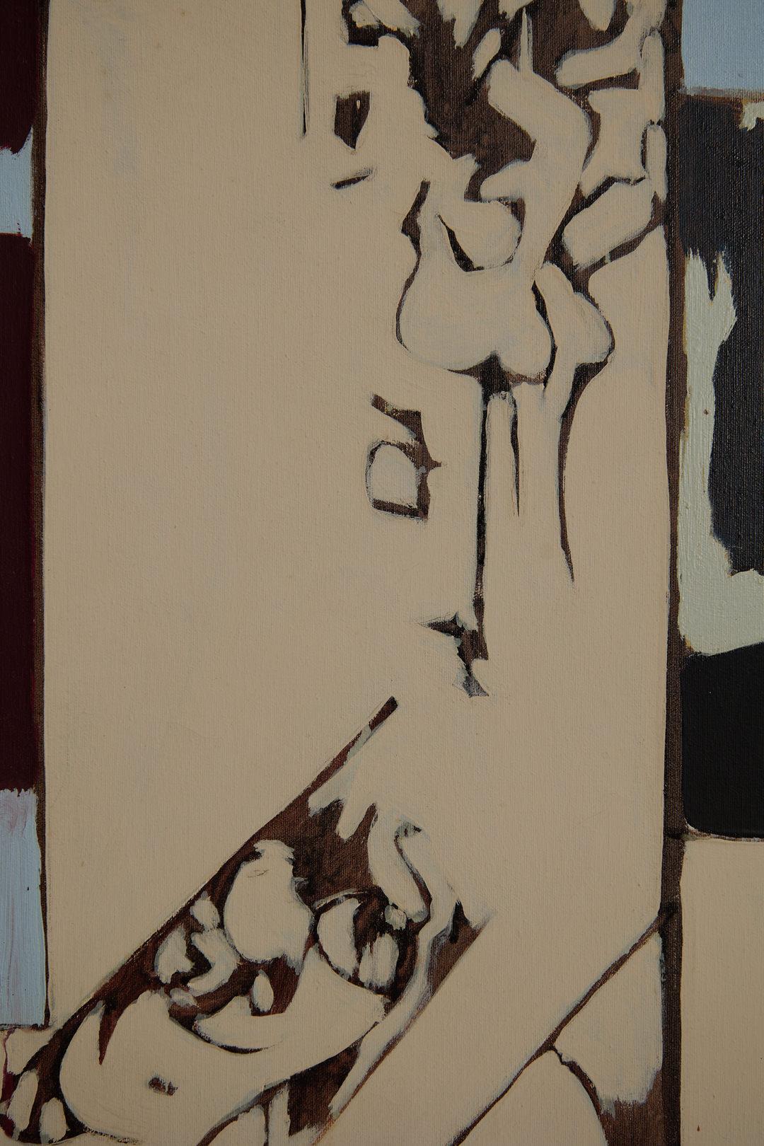 Saturday on Wednesday, Large Abstract Expressionist Acrylic Painting, 20th C. For Sale 3