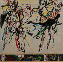 The King, abstract expressionist painting by Cleveland School artist