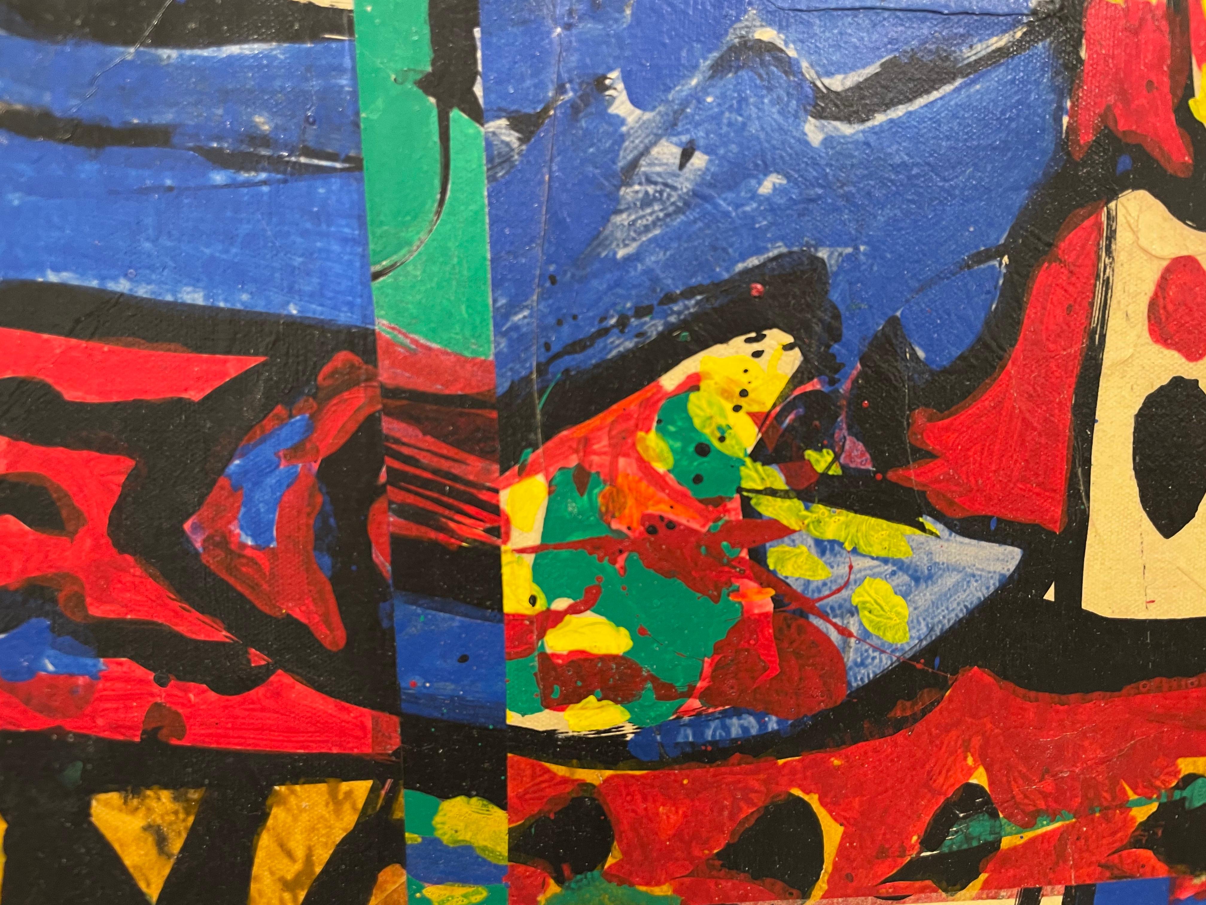 Abstraktes expressionistisches Ölgemälde ohne Titel des Künstlers der Cleveland School im Angebot 6