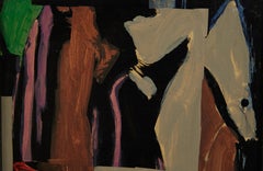 20th century abstract expressionist oil painting by Cleveland School artist