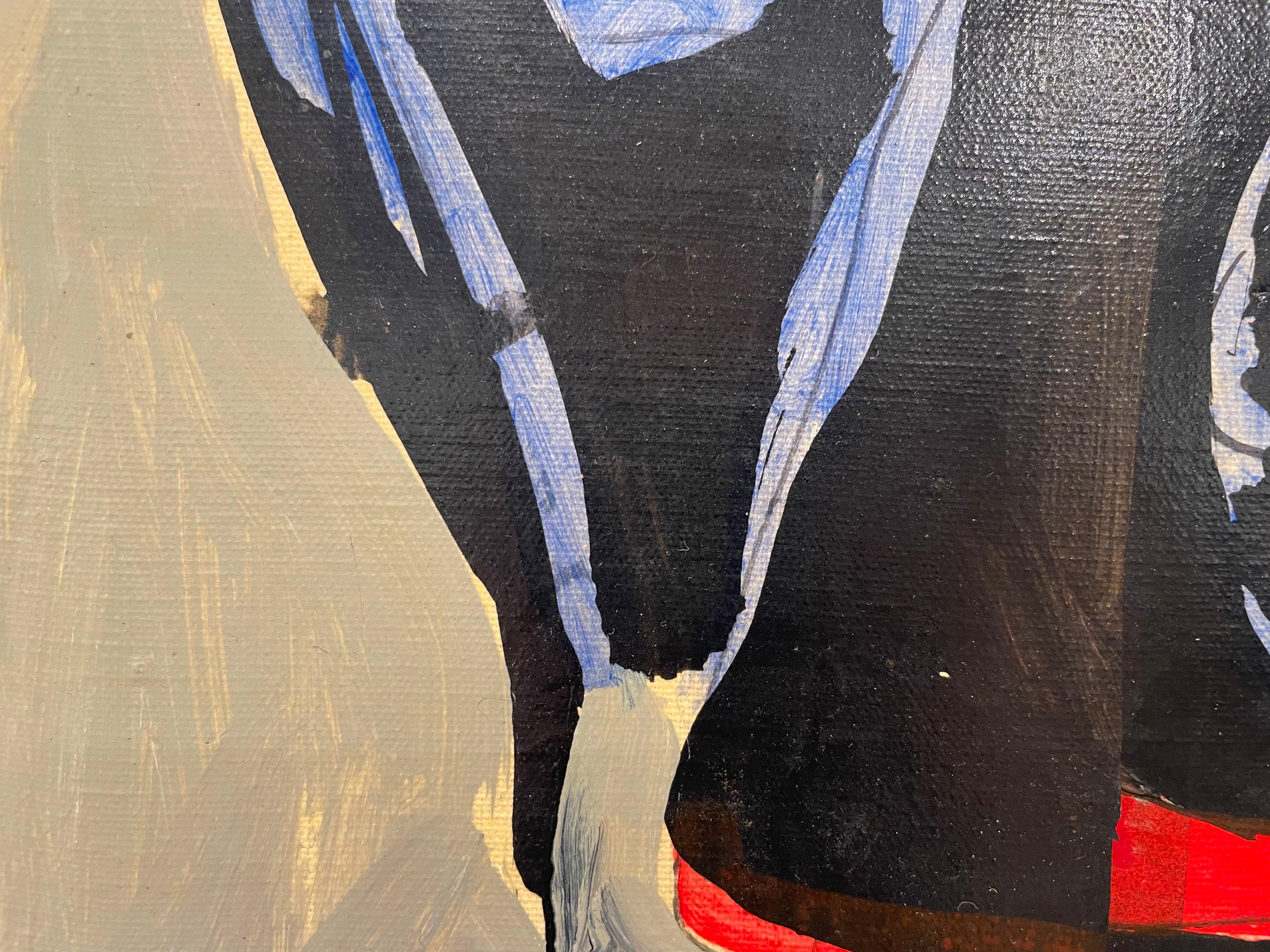 20th century abstract expressionist oil painting by Cleveland School artist For Sale 2