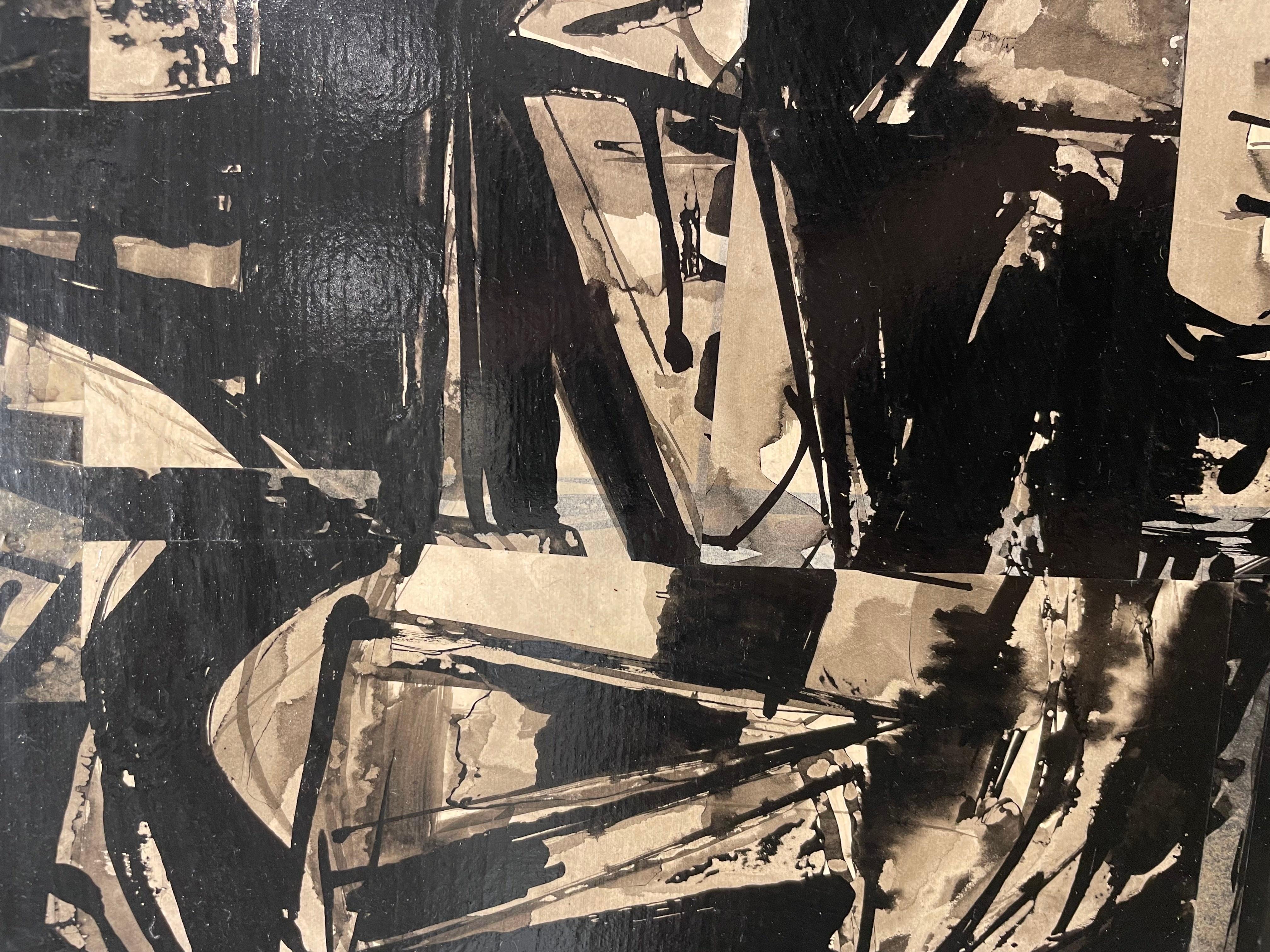 Abstraktes expressionistisches Ölgemälde ohne Titel des Künstlers der Cleveland School im Angebot 2