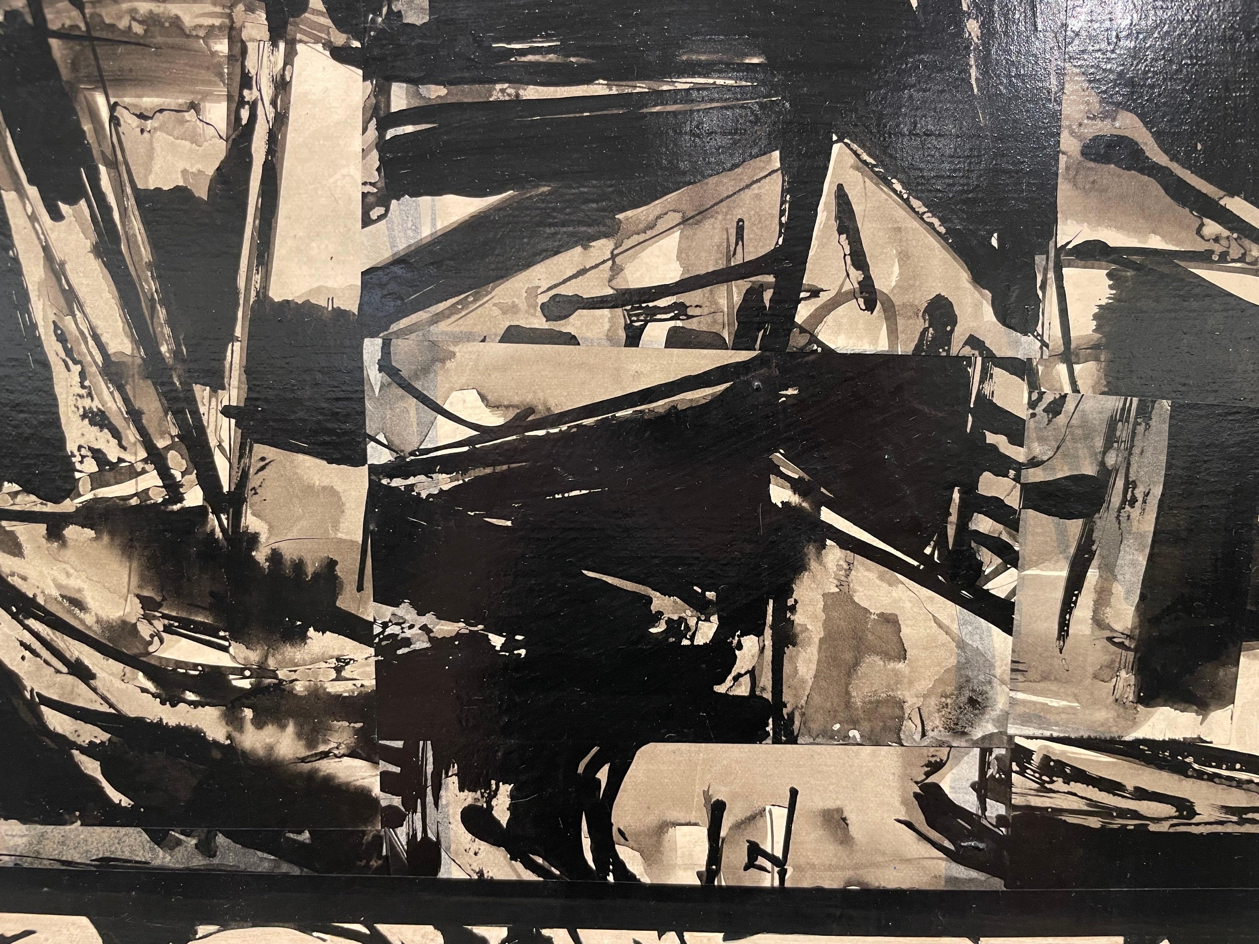 Abstraktes expressionistisches Ölgemälde ohne Titel des Künstlers der Cleveland School im Angebot 4