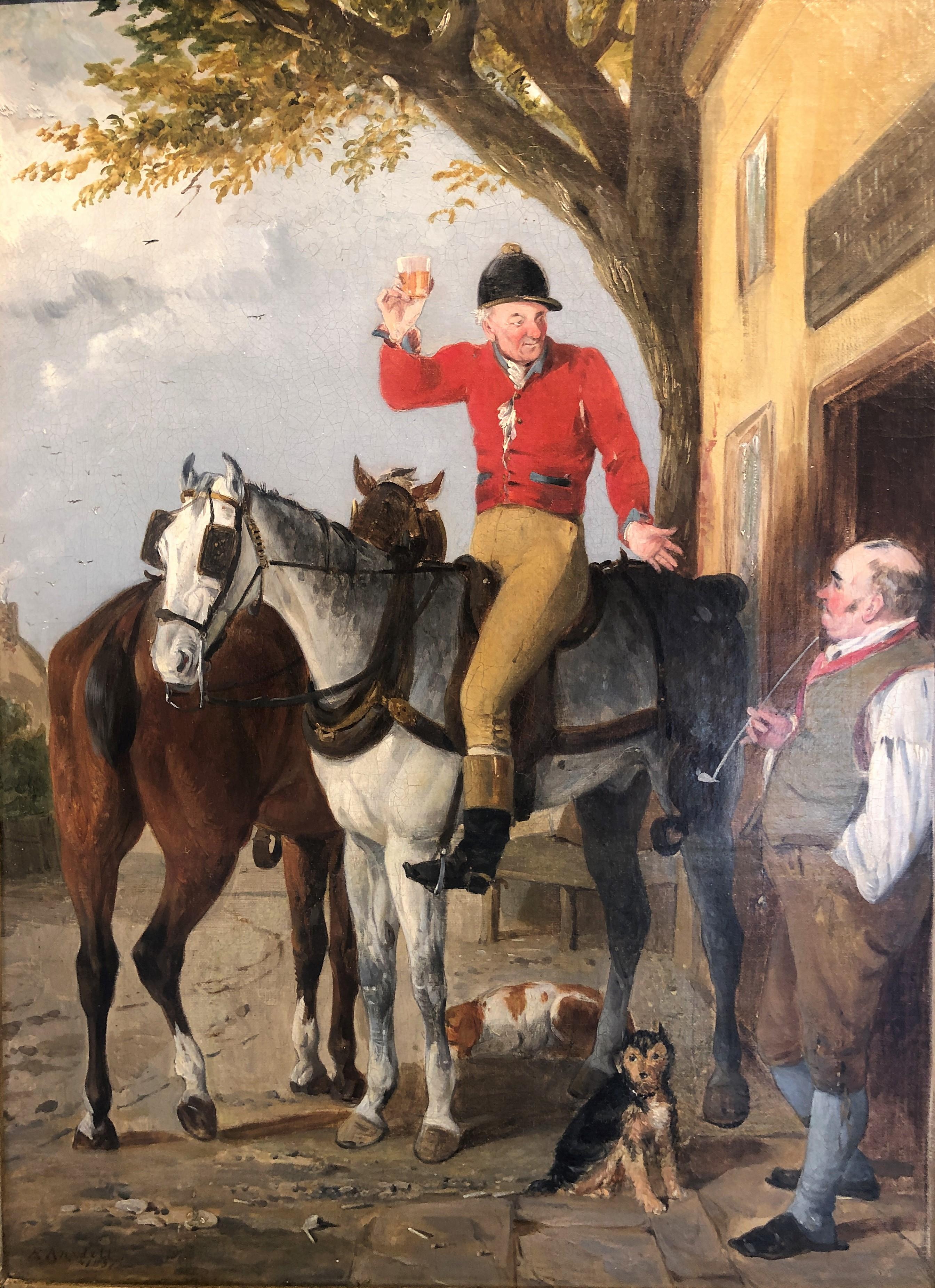 FINE OIL PAINTING By Richard Ansdell RA 19th Century British OLD MASTER PIECE For Sale 6