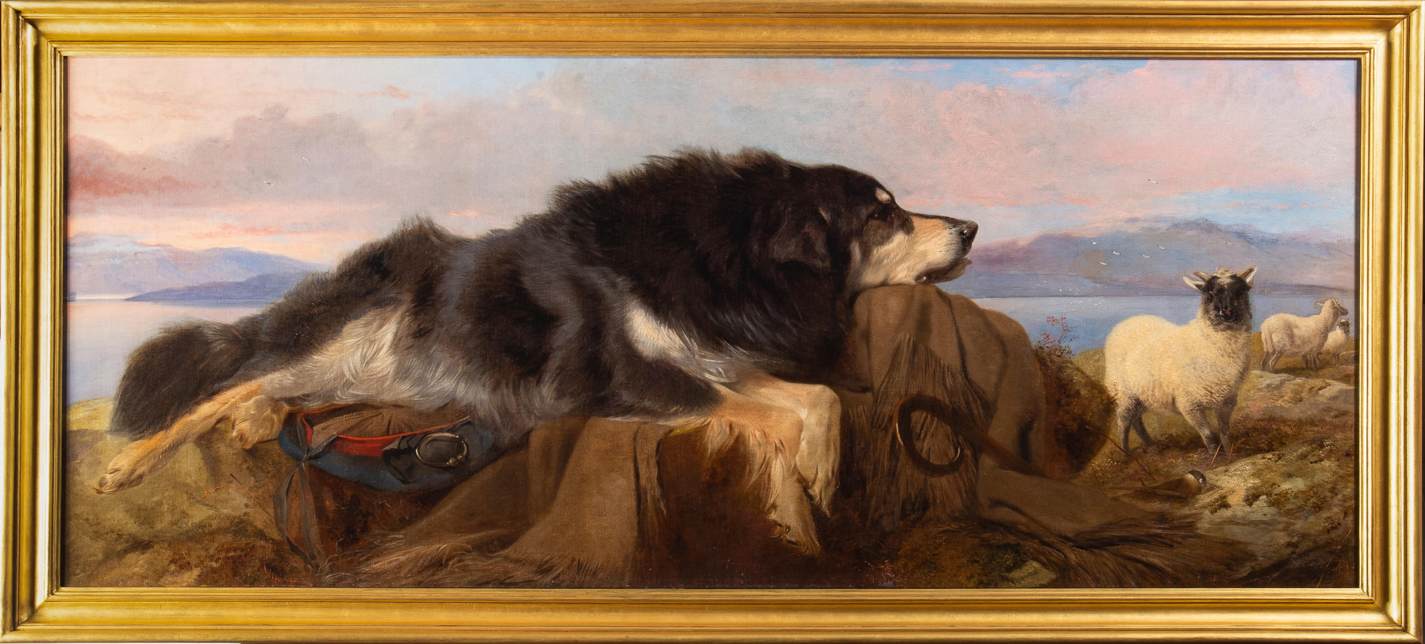 Animal Painting de Richard Ansdell - "El perro del pastor"