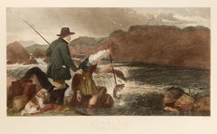 Vintage Fishing: Gaffing a Salmon