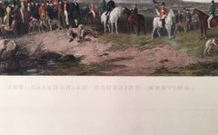 The Caledonian Coursing Meeting near Castle Androssan , Scotland