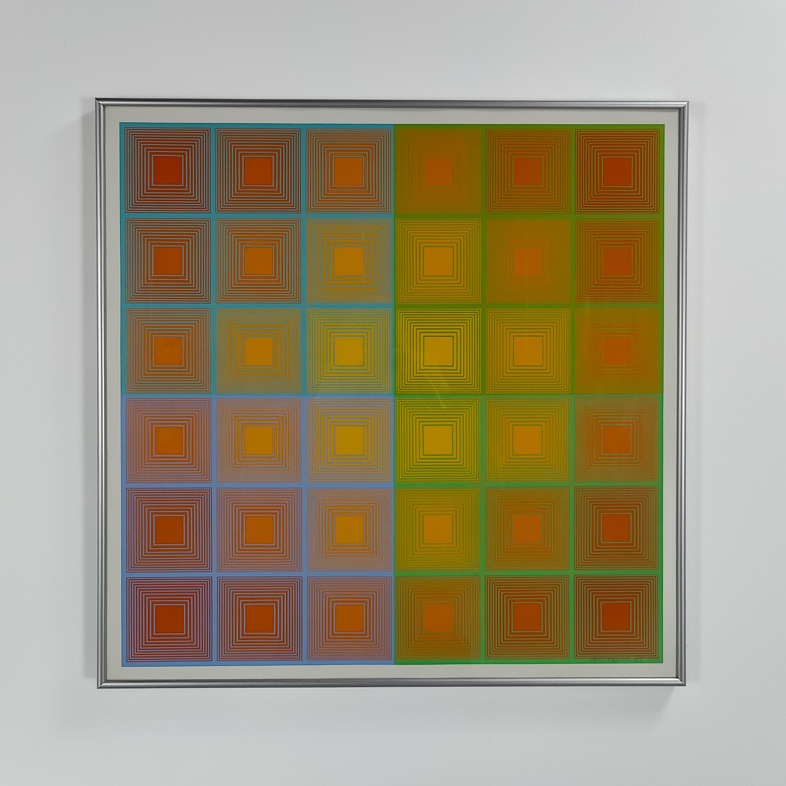 Double and Spectral Squares von Richard Anuszkiewicz, Op Art (Moderne der Mitte des Jahrhunderts) im Angebot