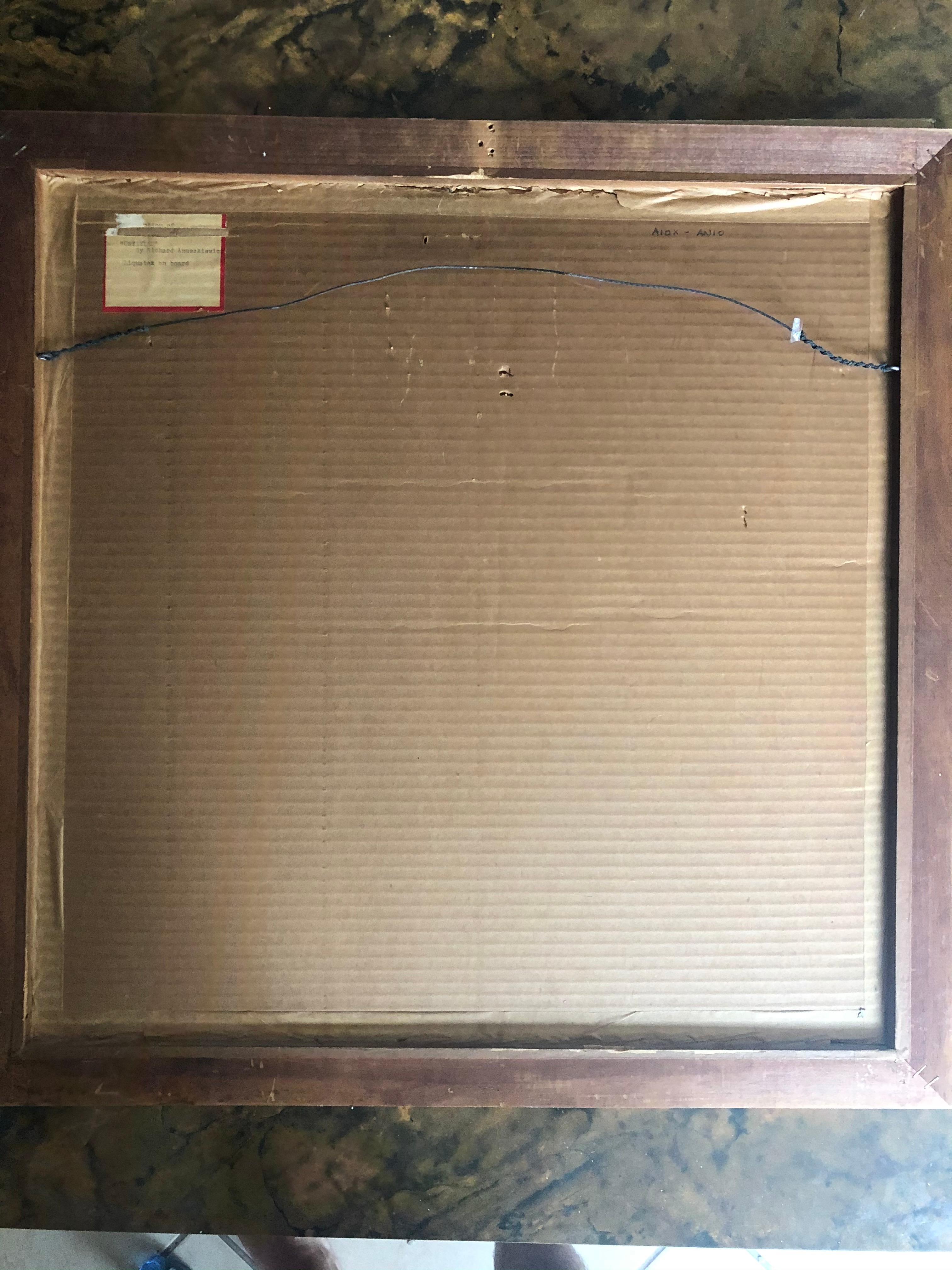 Richard Anuszkiewicz 1963 Originalgemälde im Angebot 5