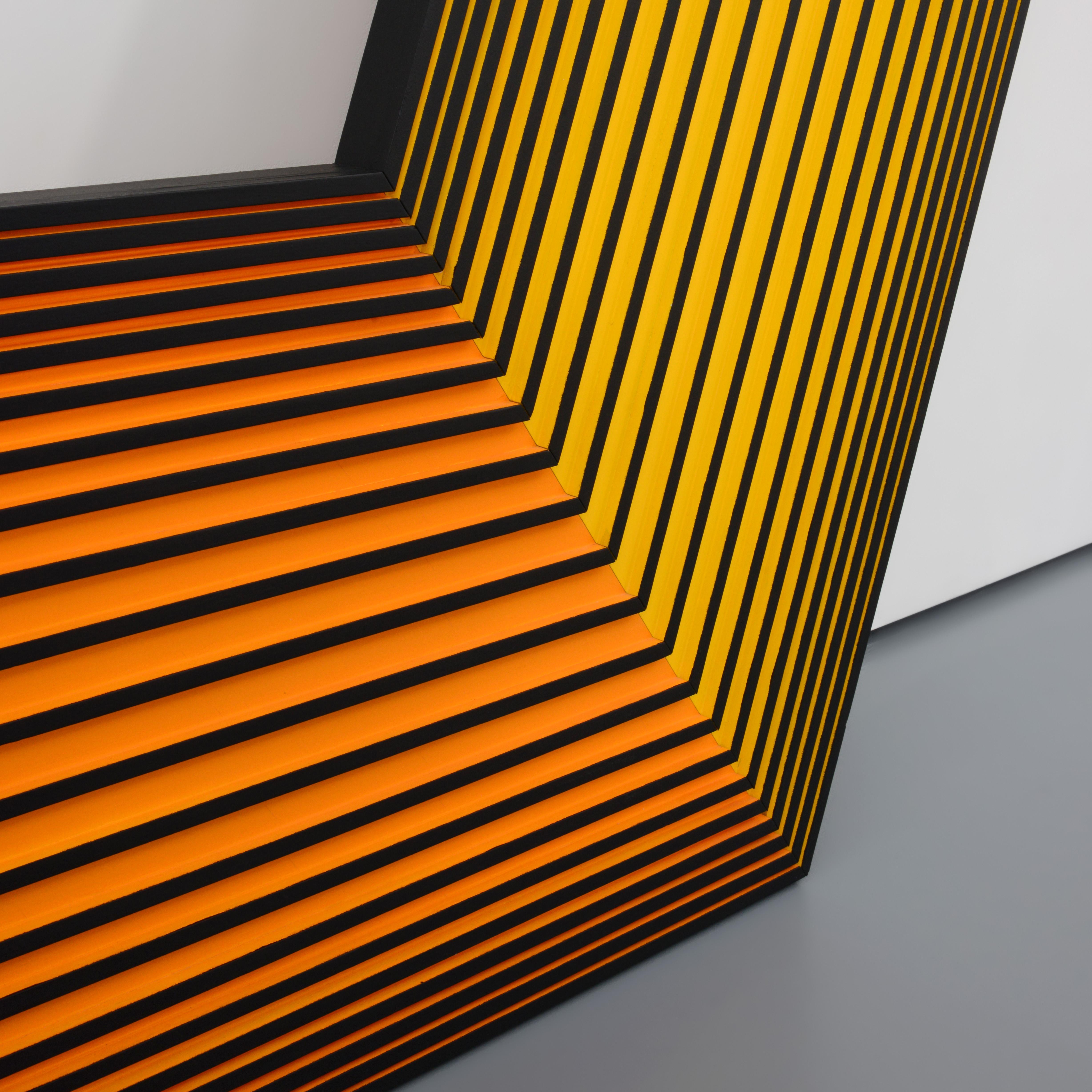 Richard Anuszkiewicz GRAND INNER YELLOW LIGHT Gemälde im Angebot 6
