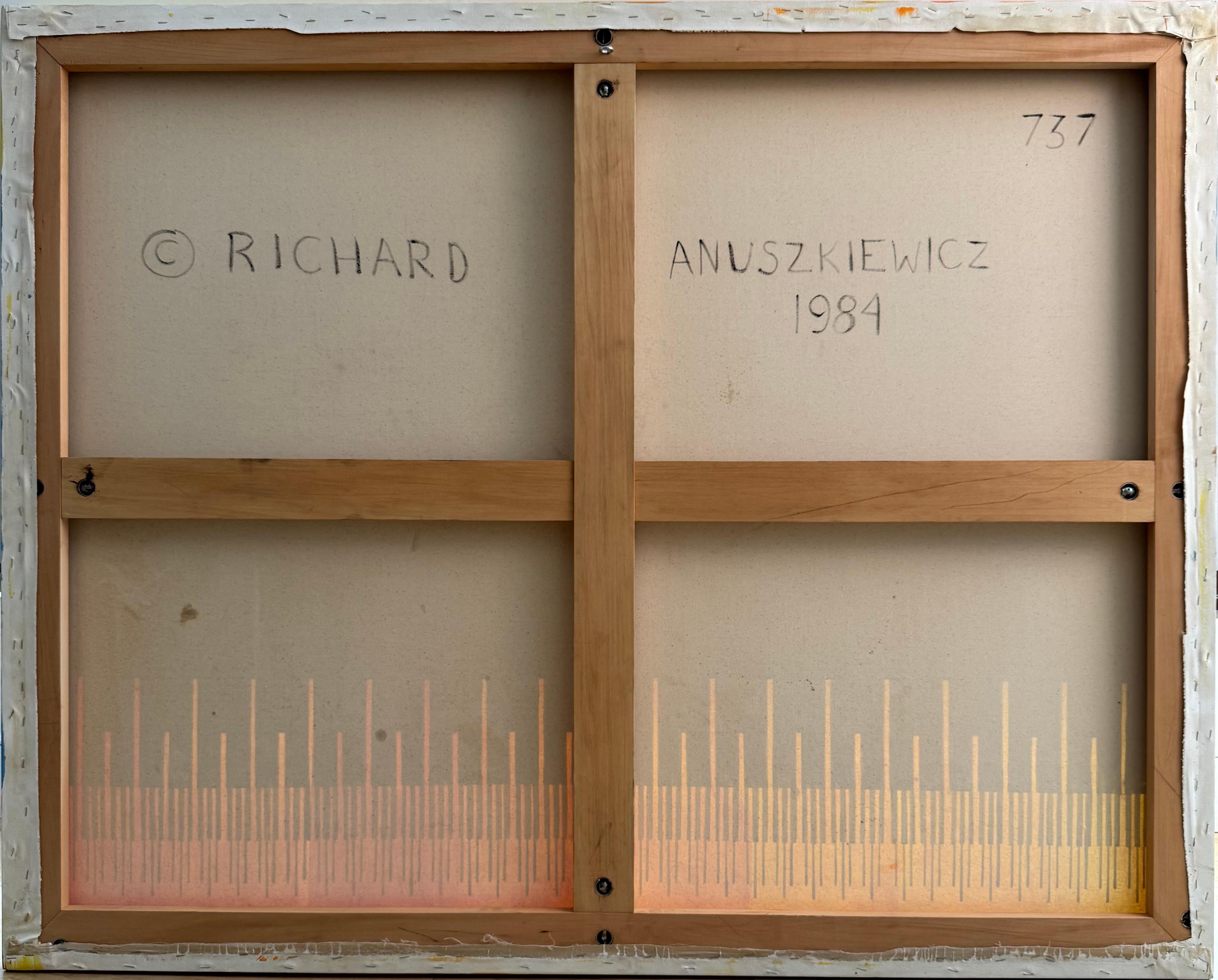RICHARD ANUSZKIEWICZ
Américain, 1930 - 2020
BLEU DOUX
signé, daté et numéroté 