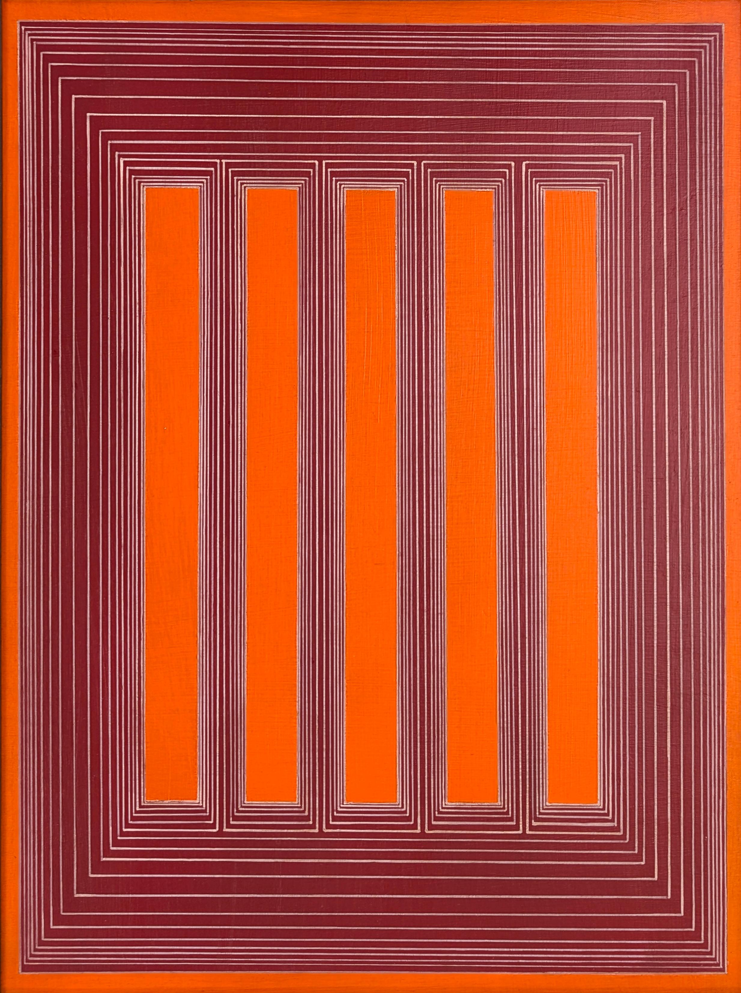 Untitled, 1973, Original Painting on Board, Hand Signed, 24 x 18 in.