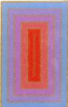 Edizione annuale, Lt. Ed. 1970, tecnica mista Op Art, serigrafia su tavola, firmata a mano.