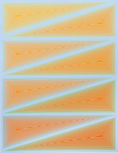 Inward Eye, #10 OP Art Serigraph by Anuszkiewicz