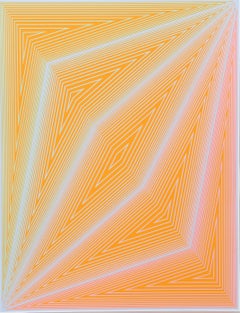 Inward Eye, #4 OP Art Serigrafía de Anuszkiewicz