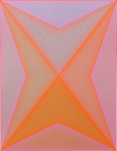 Inward Eye #6, OP Art Serigraph by Anuszkiewicz