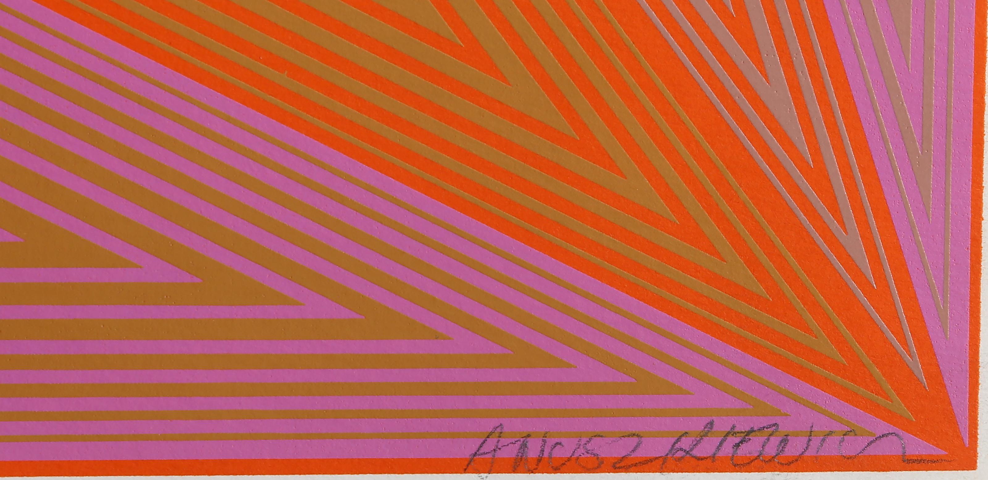 Inward Eye #6, Signed Geometric OP Art Screenprint by Richard Anuszkiewicz For Sale 3