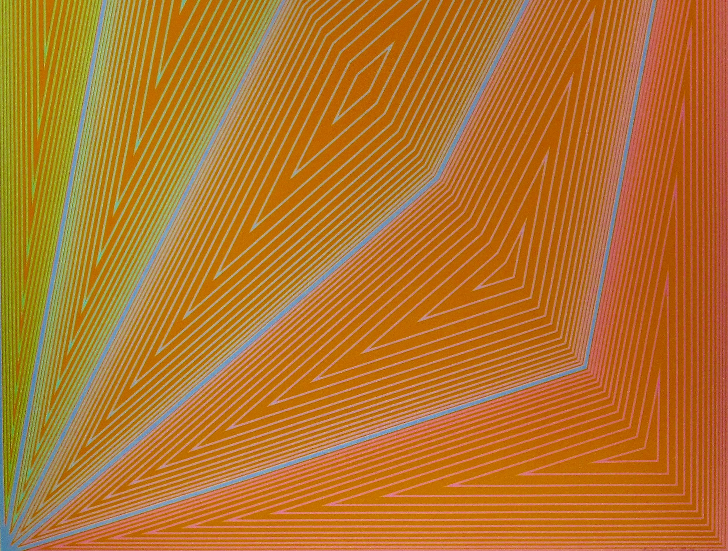 Inneres Auge (Op-Art), Print, von Richard Anuszkiewicz