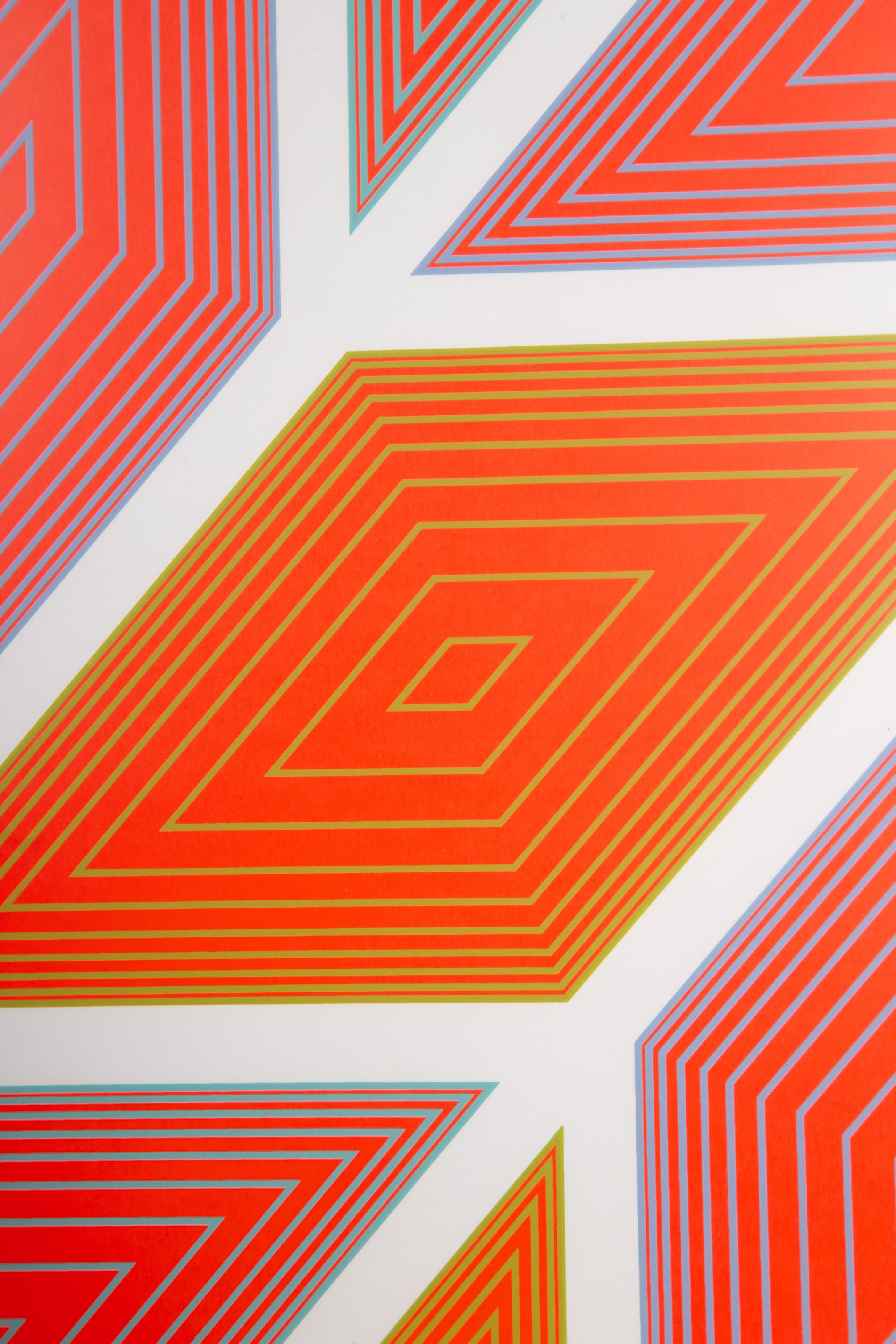 New York City Center of Music and Drama, sérigraphie Op Art d'Anuszkiewicz - Print de Richard Anuszkiewicz