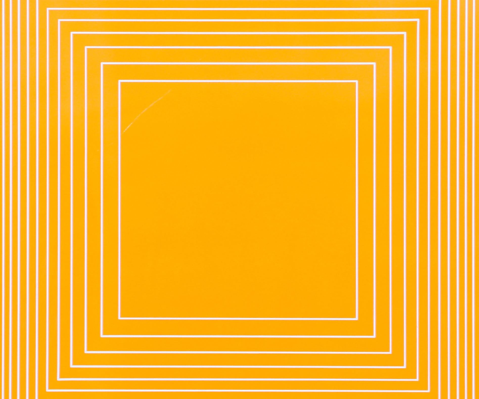 Orange Square, Silkscreen on Panel by Richard Anuszkiewicz 1