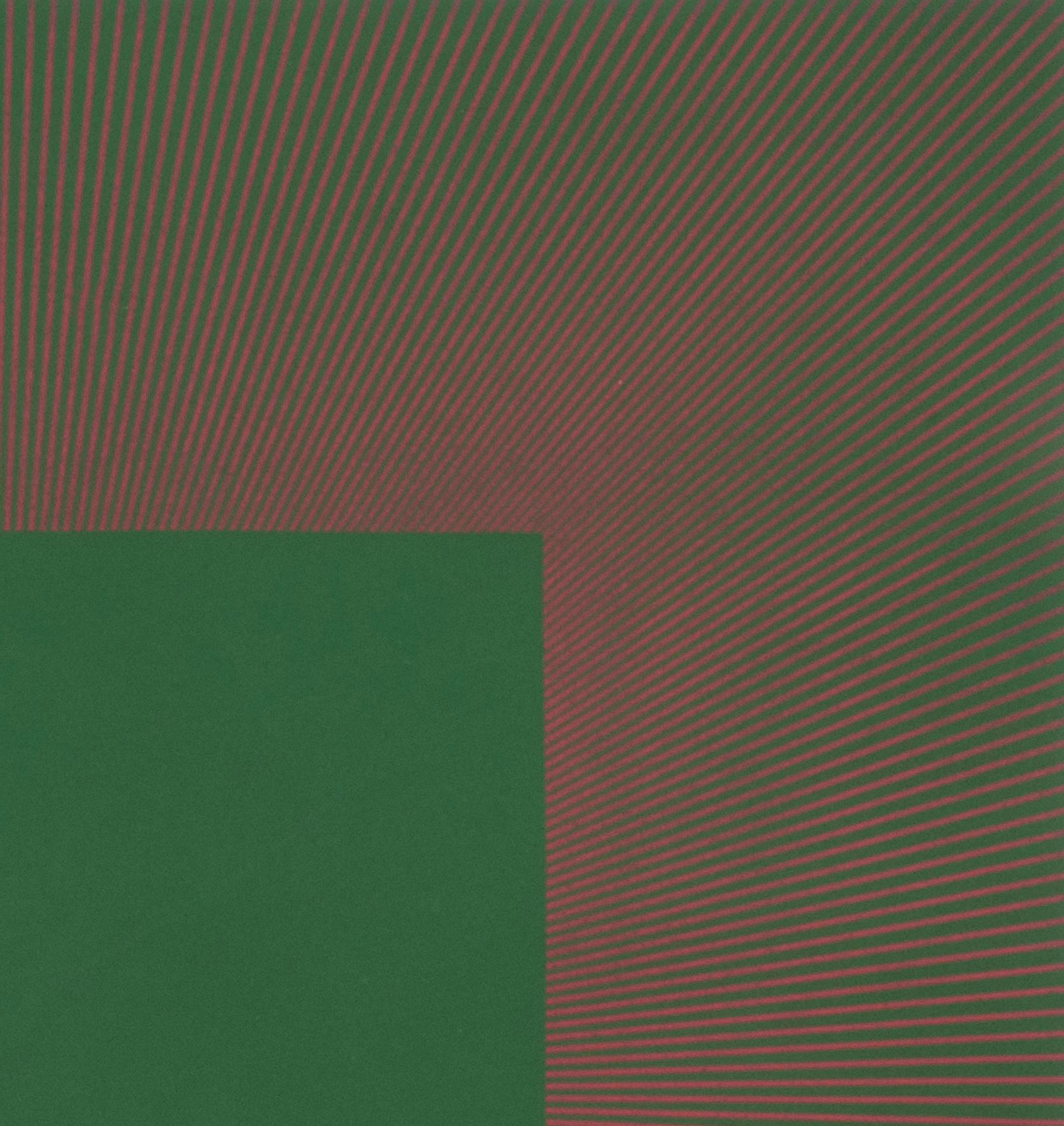 Red to Green Portal - Op Art Print by Richard Anuszkiewicz