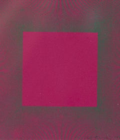 Richard Anuskiewicz "Magenta Square", Screenprint 1979