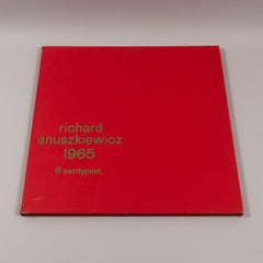 Richard Anuszkiewicz, 6 Seritypien - Portfolio de 6 tirages, Op Art de 1965