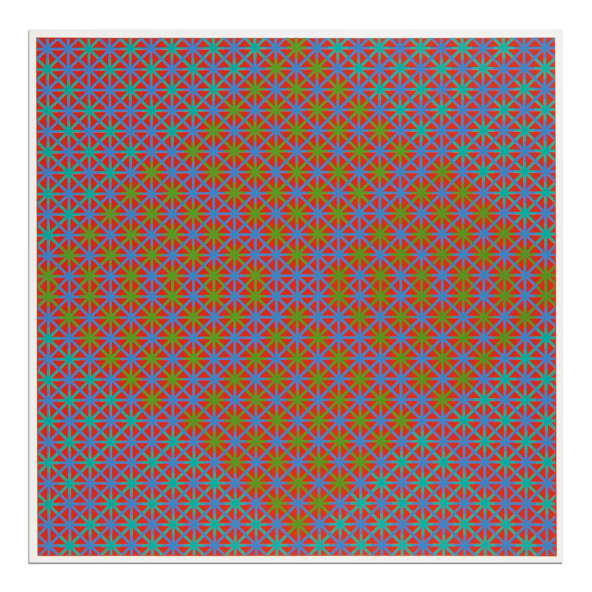 Richard Anuszkiewicz, 6 Seritypien - Portfolio of 6 Prints, Op Art from 1965 For Sale 2