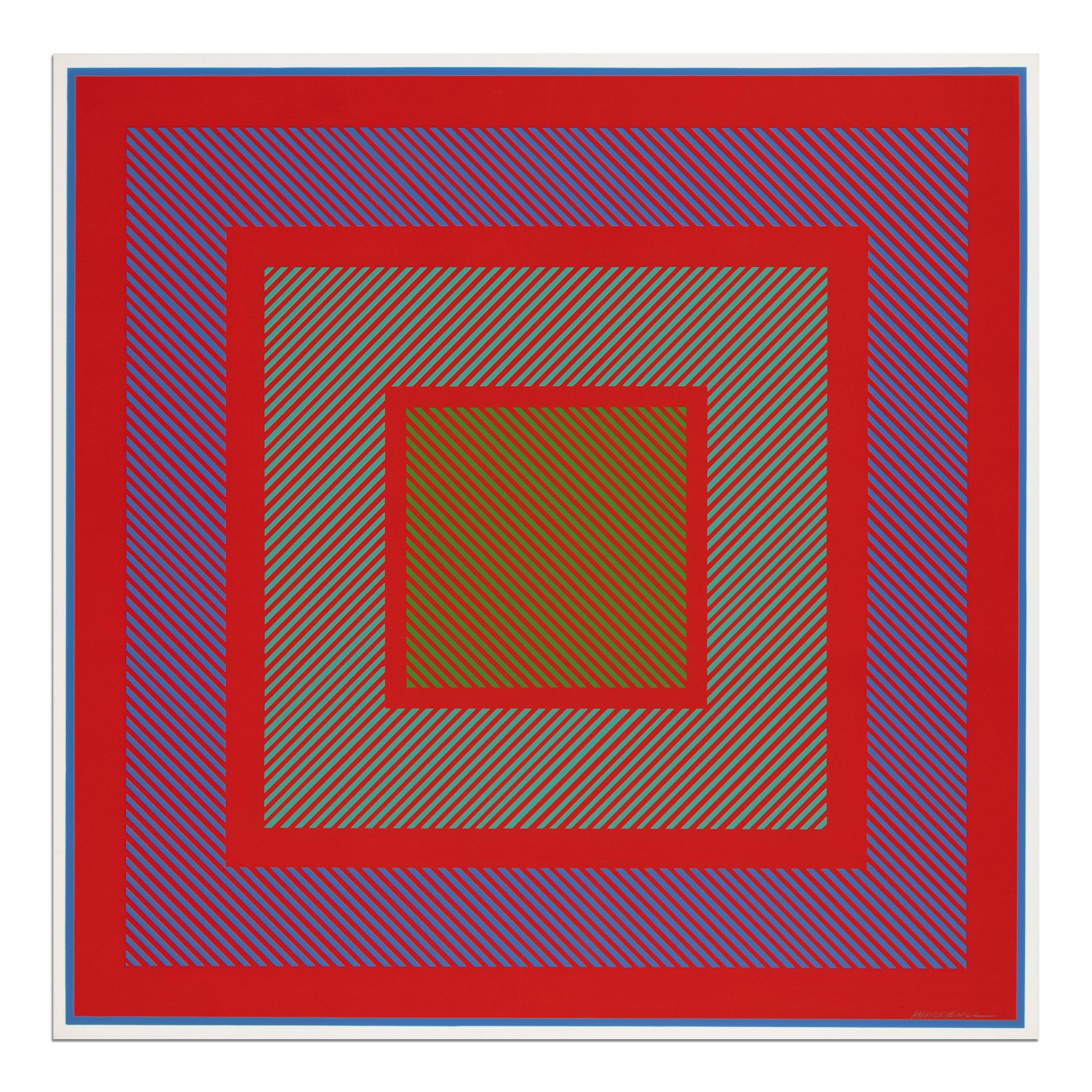 Richard Anuszkiewicz, 6 Seritypien - Portfolio of 6 Prints, Op Art from 1965 For Sale 3