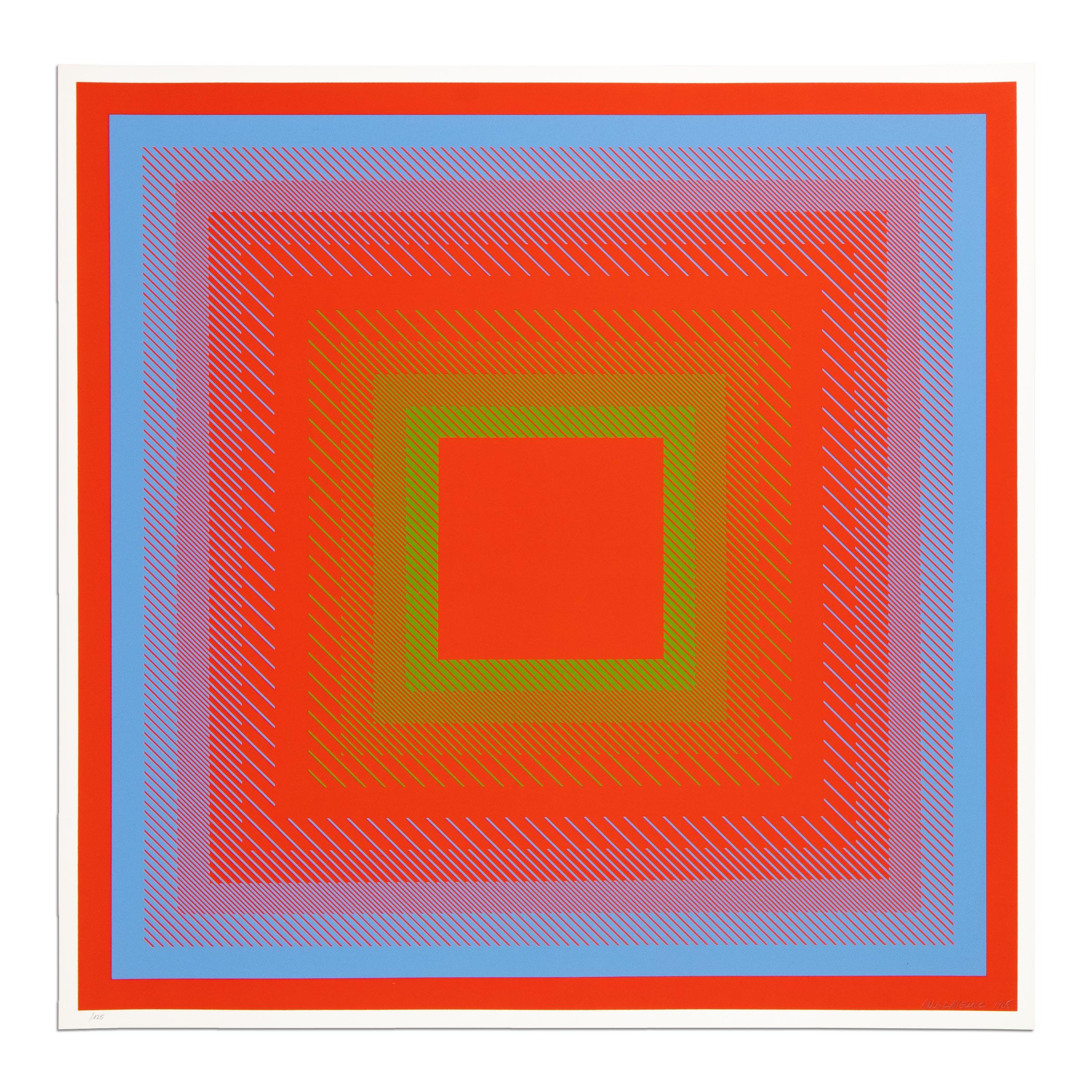 Richard Anuszkiewicz, Spectral Cadmiums - Portfolio de 6 tirages signés, Op Art 4