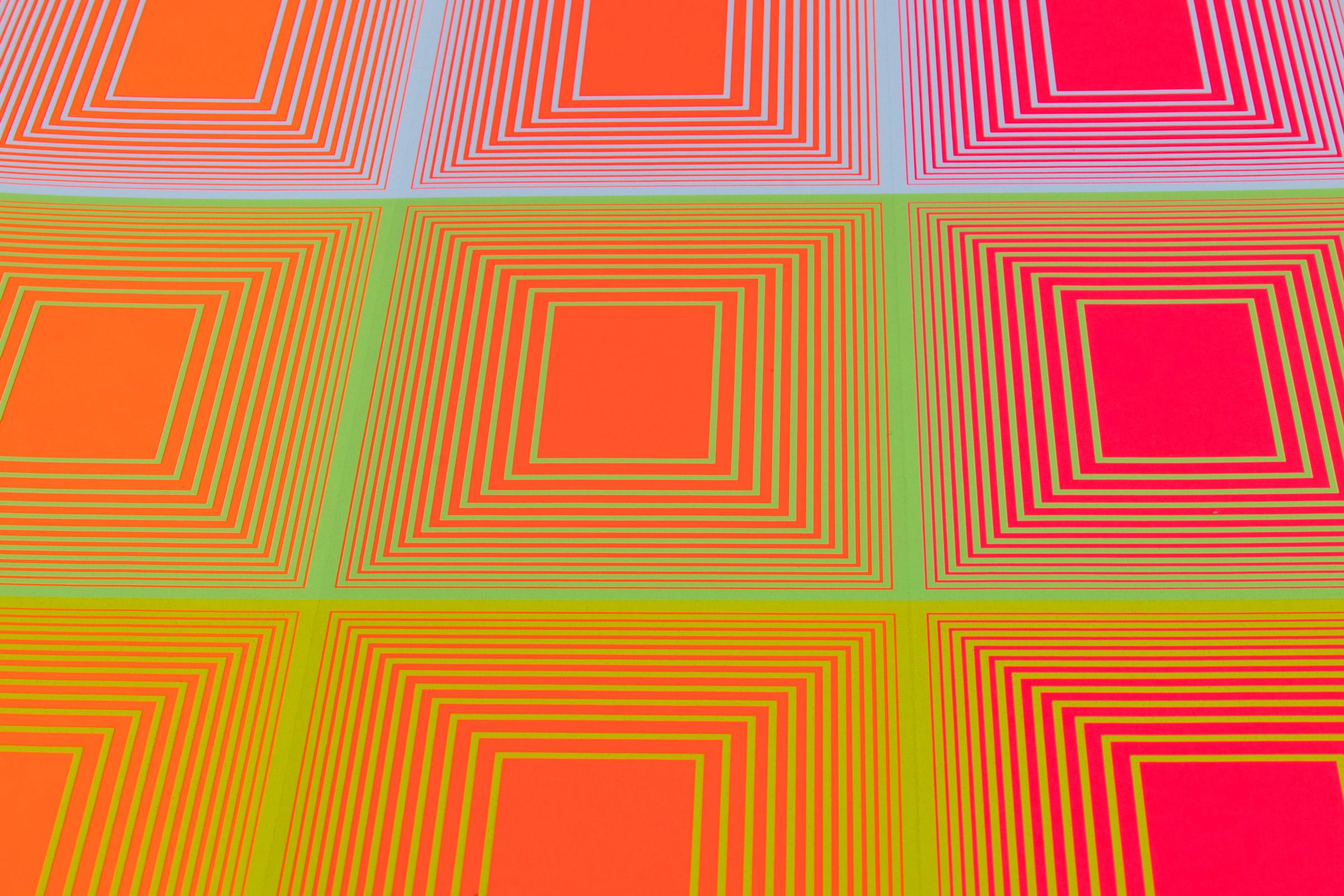Richard Anuszkiewicz, Untitled - Signed Screen Print from 1968, Op Art 4