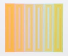 Sun Keyed, OP Art Siebdruck von Richard Anuszkiewicz