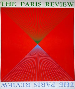 The Paris Review, signiert und nummeriert 1960er Jahre Op Art geometrische Abstraktion Druck