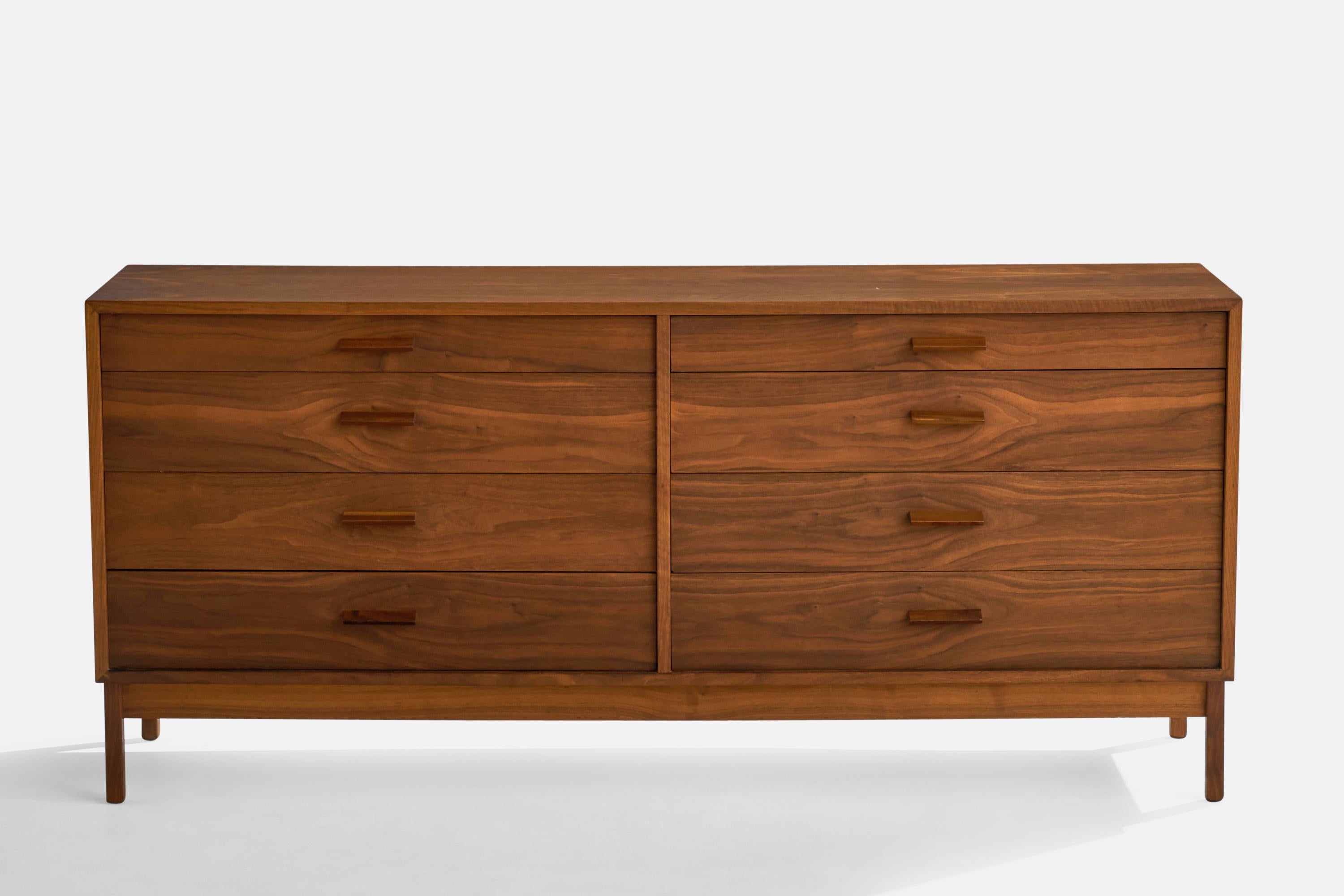 Mid-Century Modern Richard Artschwager, Dresser, Walnut, USA, 1950s For Sale