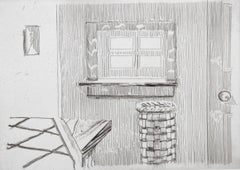 The Window from Notes on a Room, Contemporary Etching by Richard Artschwager (en anglais)