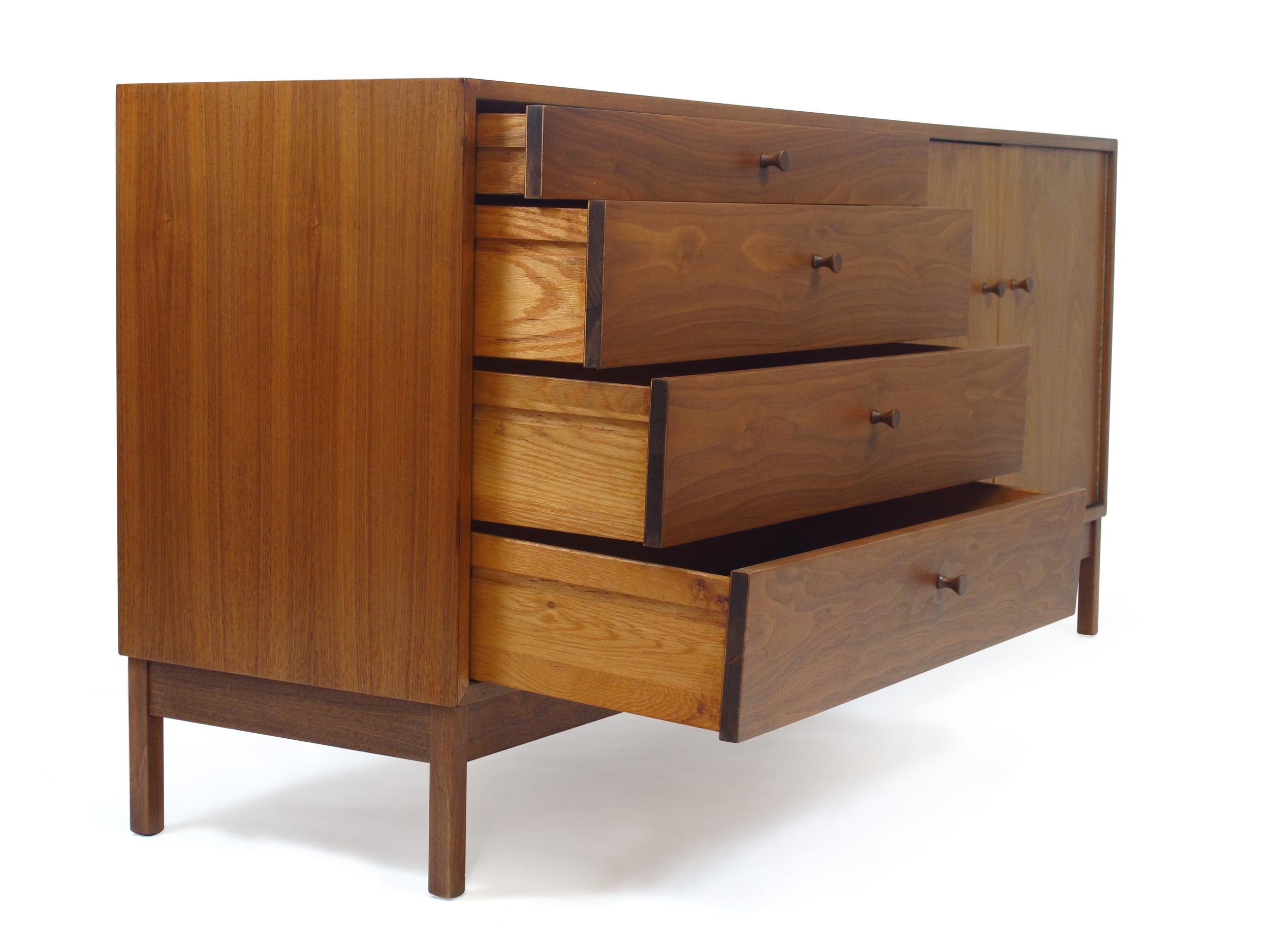Richard Artschwager Walnut Dresser Credenza In Excellent Condition In Oakland, CA
