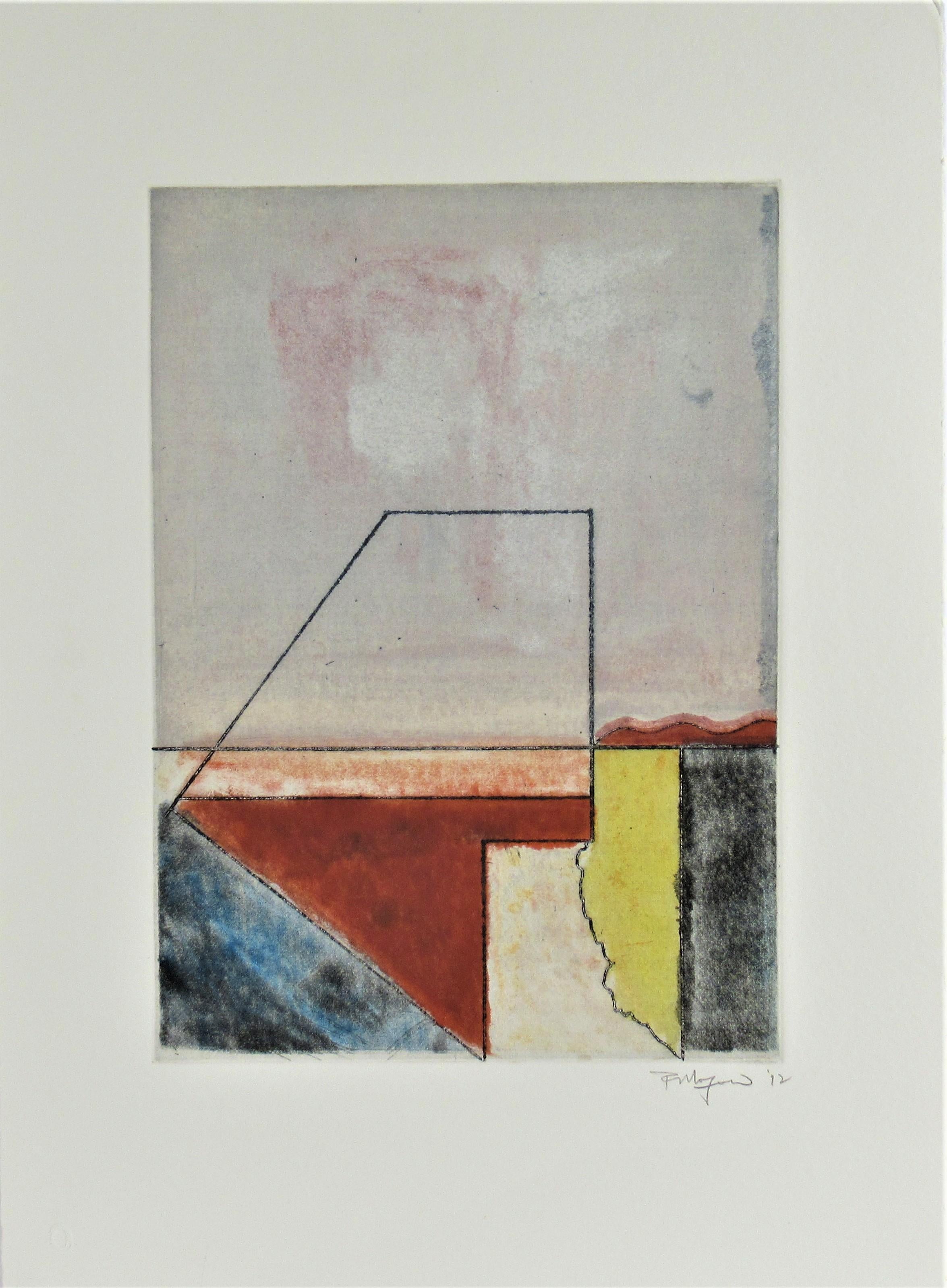 Abstract Print Richard Attilio Moquin - Sans titre n° 1