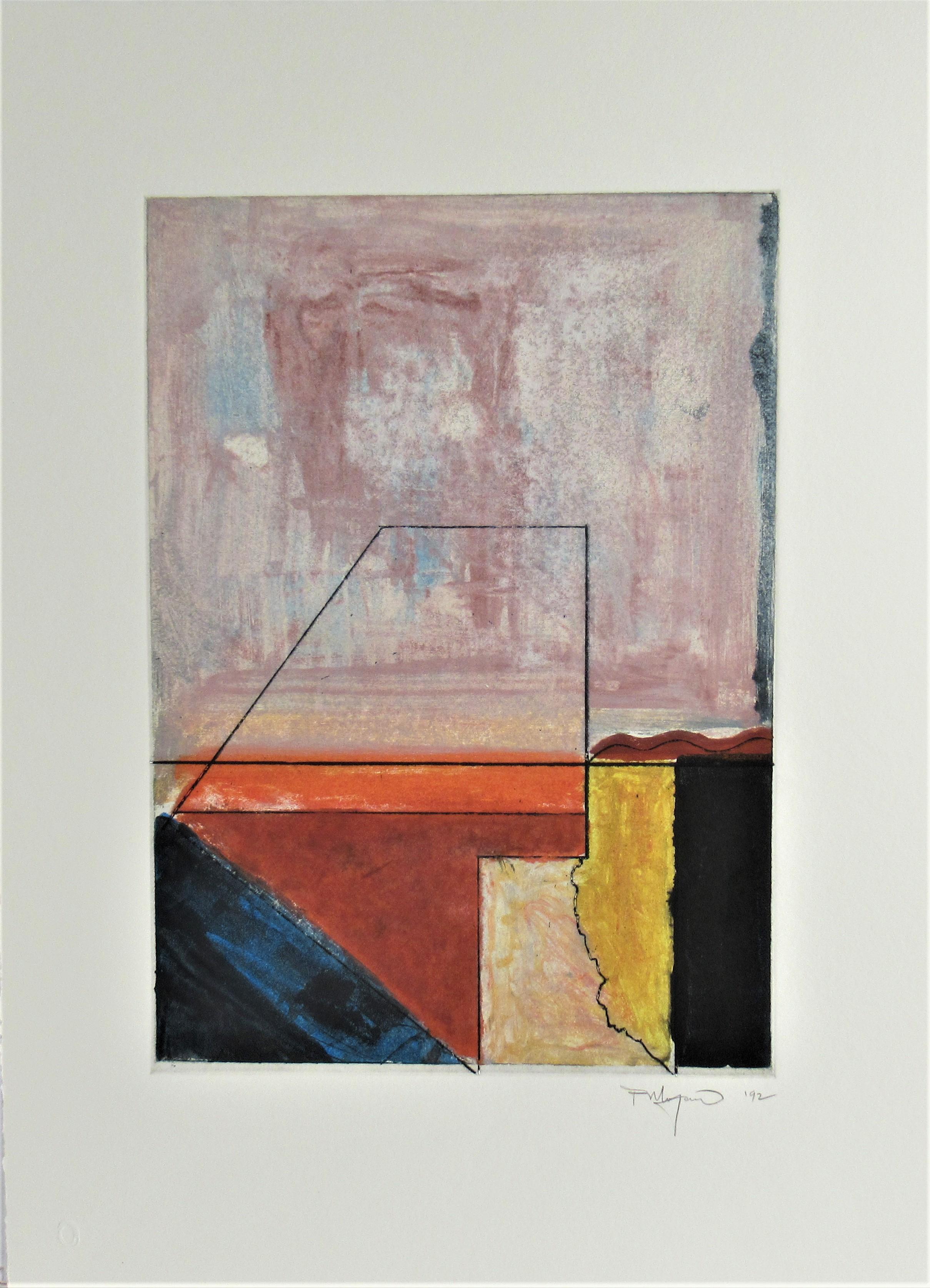 Richard Attilio Moquin Abstract Print - Untitled #2