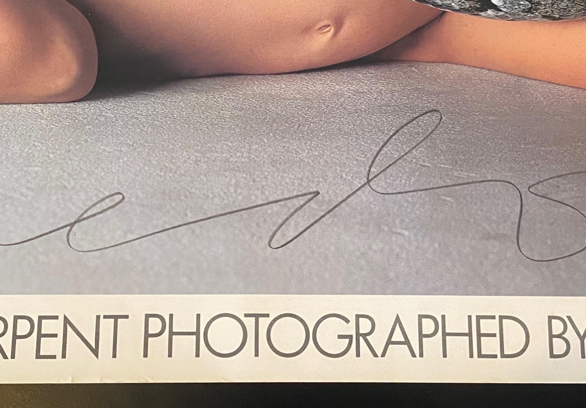 Richard Avedon Hand-Signed Vintage Poster Nastassja Kinski und die Schlange, 1981 im Angebot 3