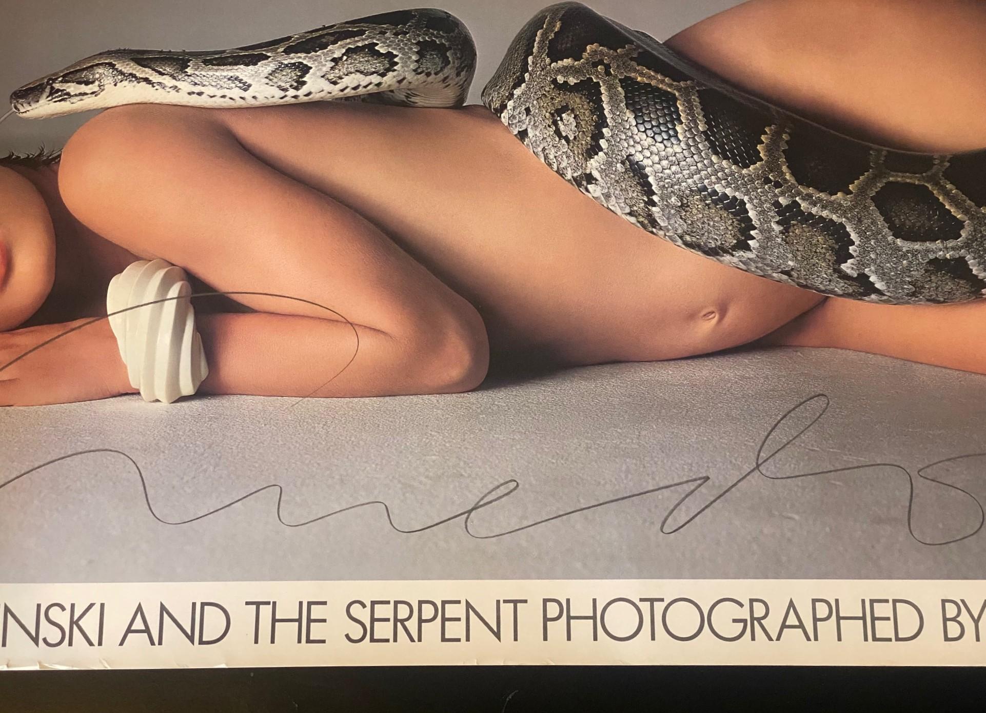 Richard Avedon Hand-Signed Vintage Poster Nastassja Kinski und die Schlange, 1981 im Angebot 6