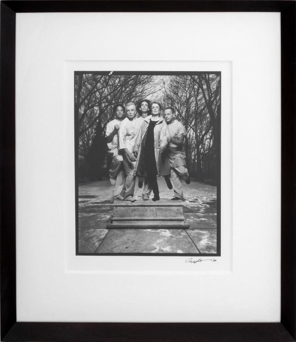 Richard Avedon Black and White Photograph - "Friends in Deed"