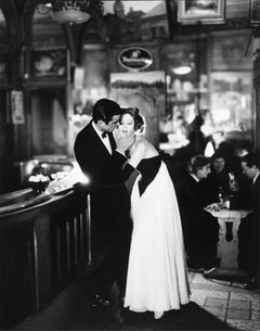 Suzy Parker and Gardner McKay (Dress by Balmain), Café Des Beaux-Arts, Paris