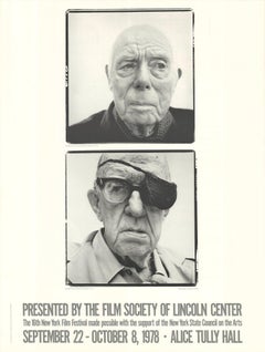 16th New York Film Festival Poster, Offset Print, Avedon, 1978